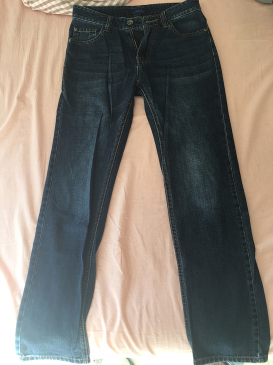 唐狮牛仔裤，纯棉男款，适合二尺三及以下腰围...