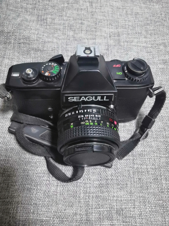 海鸥单反相机，囯产名机，很老了，当时很牛的...