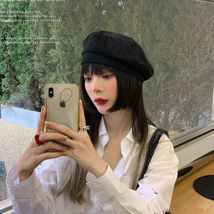 贝雷帽 全新 淘宝30多买的 适合头大的妹...