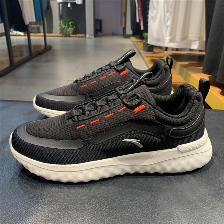 安踏运动鞋男春秋季新款休闲鞋舒适透气跑步鞋...