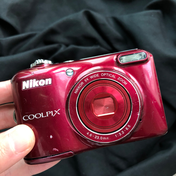 酒红色尼康Nikon Coolpix L2...