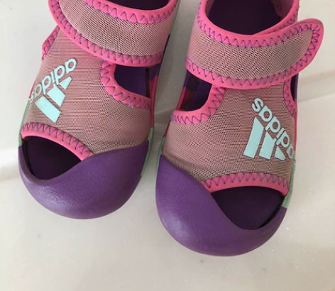 adidas阿迪童鞋，没来得及刷，14cm...