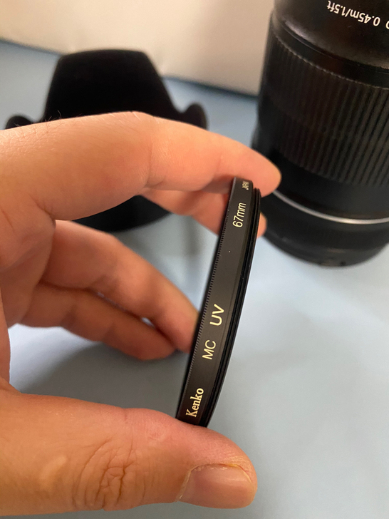 67mm肯高uv，67mm星芒滤镜。使用过...