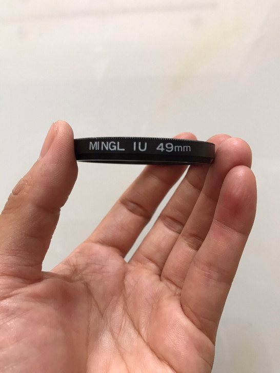 出MINGL IU 49mm，实物拍摄镜片...