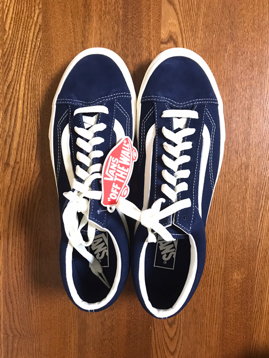 正品vans藏蓝38码 vans styl...