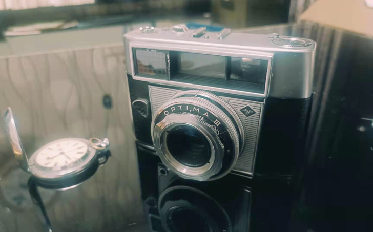 德国爱克发agfa optima I纯金属...