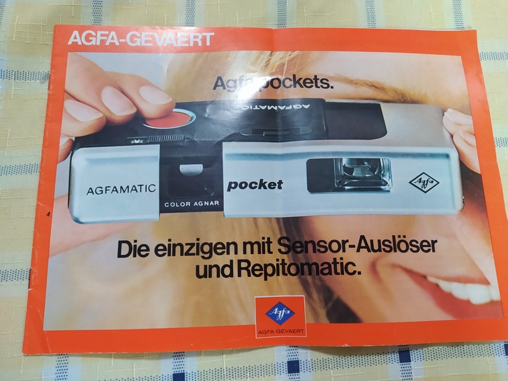 德国Agfa 爱克发口袋机110相机产品彩...