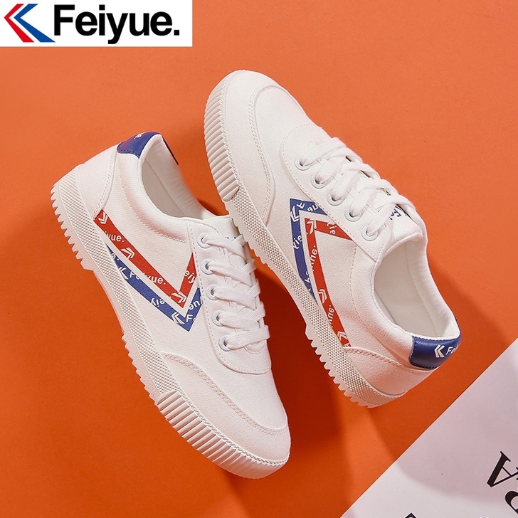 Feiyue飞跃小白鞋女新款低帮透气男鞋联...