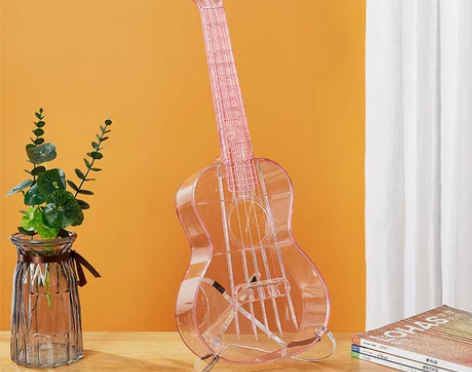 透明尤克里里女生初学者23寸单板，送一个自...