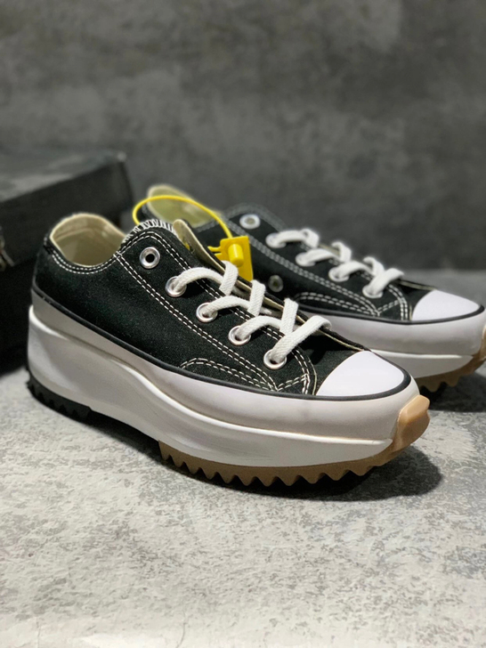 Converse黑白熊猫 增高 软蓝底 低...