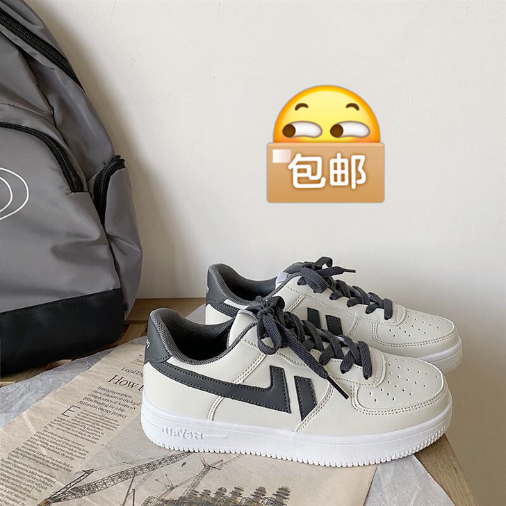 2021夏季新款学生百搭板鞋chic港风网...