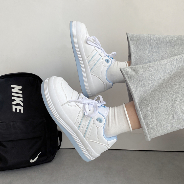 日系小白鞋女大头丑萌可爱的鞋子chic学院...