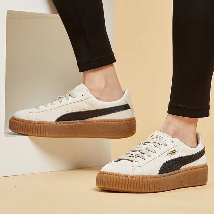 PUMA彪马女鞋经典松糕鞋厚底蕾哈娜运动休...