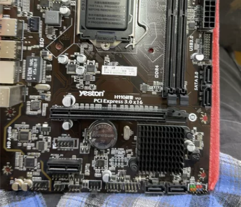 10 电脑主板 盈通h81战警 成色很新 ...