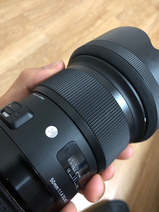 适马50镜头佳能口,买来一年多用过不超过2...