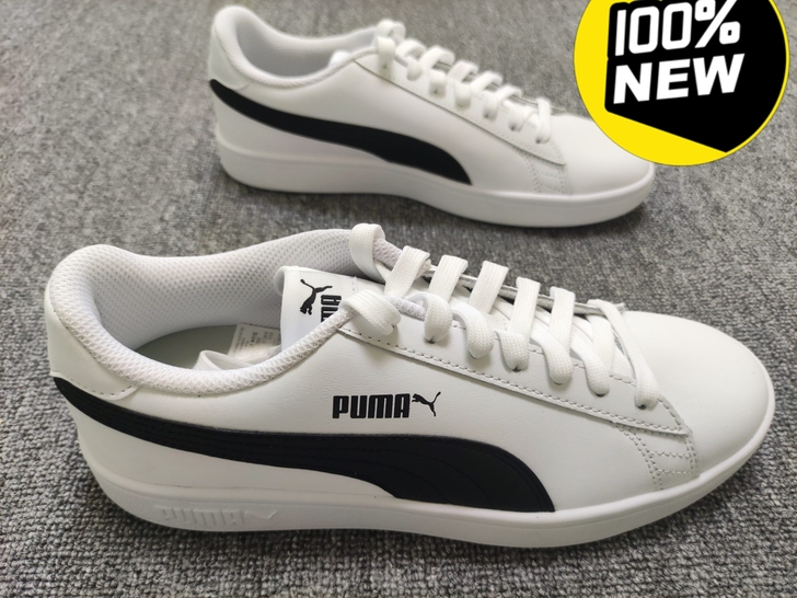 Puma 彪马 Smash V2 L 黑白...