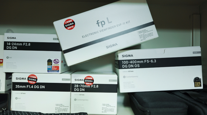 出全套适马FPL,一机四镜