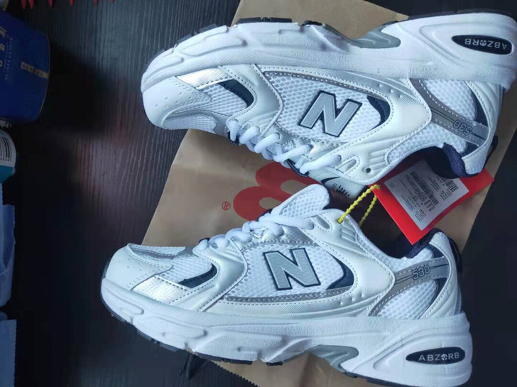 38码Nb530网布老爹鞋透气运动鞋 没穿...