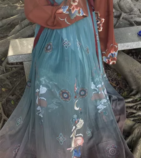 都城南庄汉服一梦长安齐胸敦煌套装日常小袖仙...