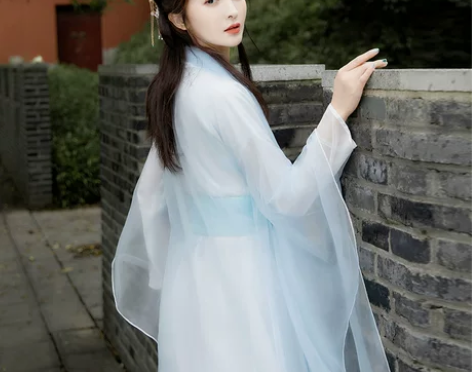 【火拼价】白色汉服女广袖流仙裙超仙气中国风...