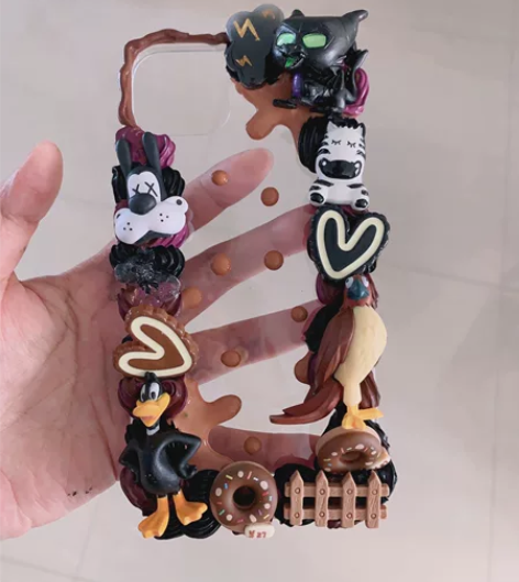 奶油胶DIY苹果14MAX手机壳正版散货成...