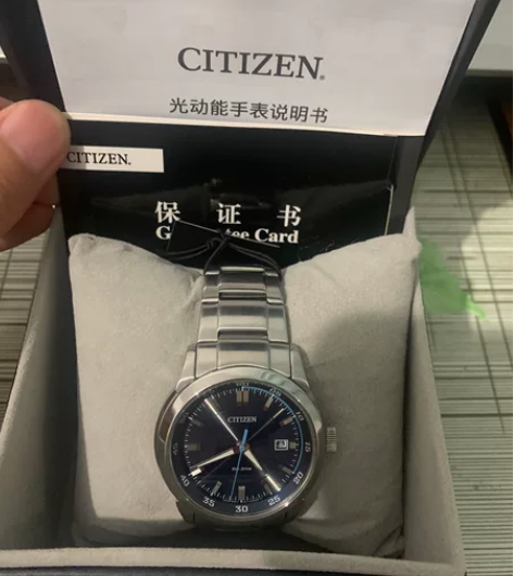 西铁城光动能休闲商务男表 感兴趣的话点“我...