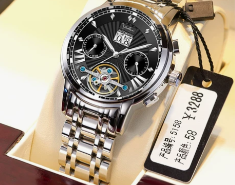 【国货大赏价】2020新款手表男士镂空全自...