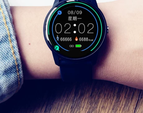 智能手表男女学生防水运动手环韩版潮流防水心...