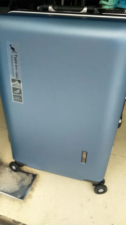 【子衿优选】正品袋鼠PC万向轮铝框箱行李箱...