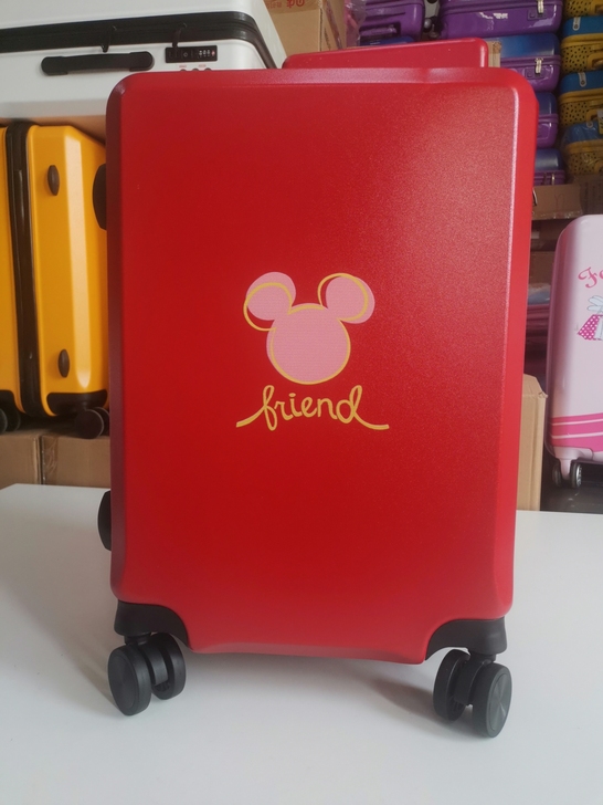 迪士尼行李箱新款20寸旅行箱 特价红色20...