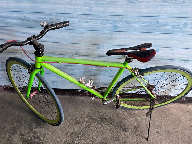 18年800买的死飞自己加了刹车便宜卖