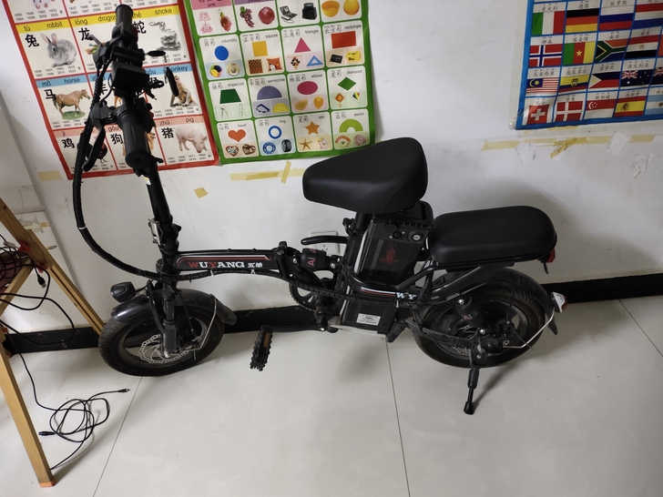 出售，五羊电动折叠电动车，电池48v，30...