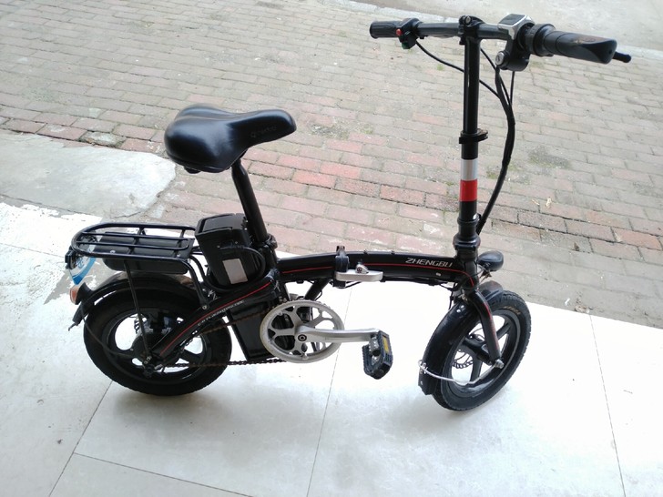 正步铝合金 14寸折叠电动车，新国标 锂电...