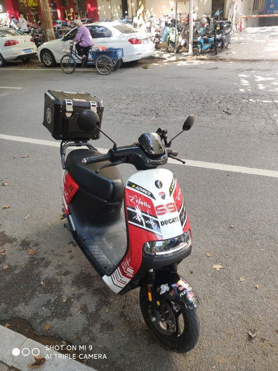 九号e80c 整车一年3800公里 改装海...