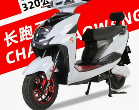 海戈尚领电动电瓶摩托车72V成人双人踏板外...