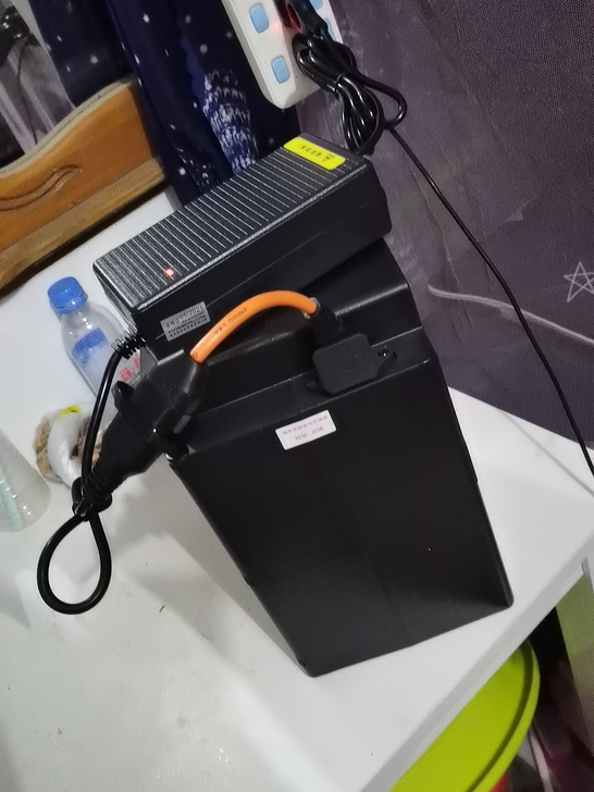台铃小狮子带的原装锂电池。星恒锂电48伏2...