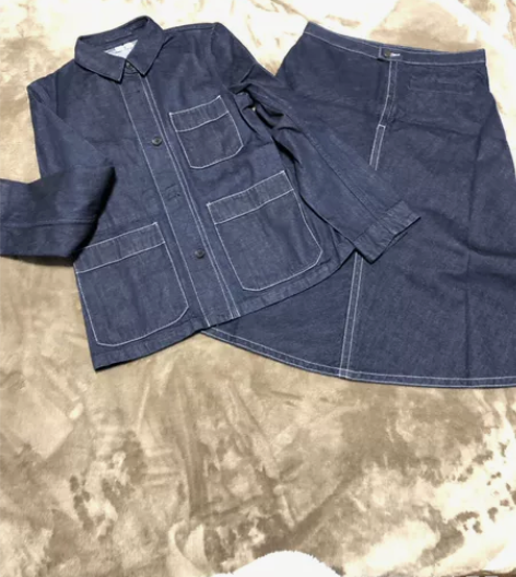 优衣裤U系列合作款全新原牛色套装裙 M码全...