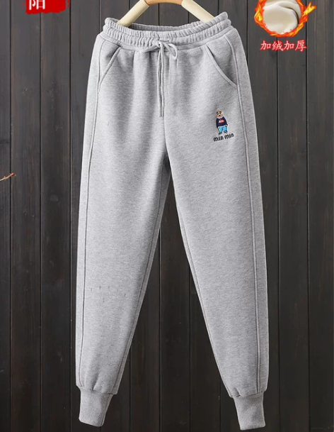 休闲裤女 休闲裤子运动女加厚2021春秋冬...