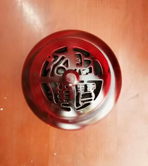 包邮！招财进宝实木塔香香薰炉，直径12厘米...