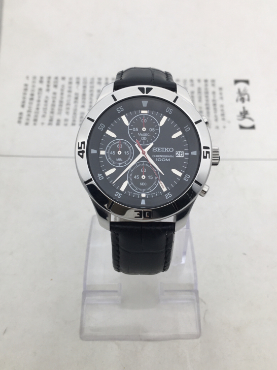 二手原装正品SEIKO精工多功能大表盘男士...