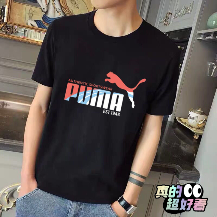 短袖男2021夏季100%纯棉T恤韩版宽松...