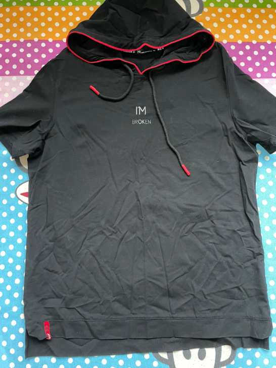 包邮男士冰凉网连帽短袖