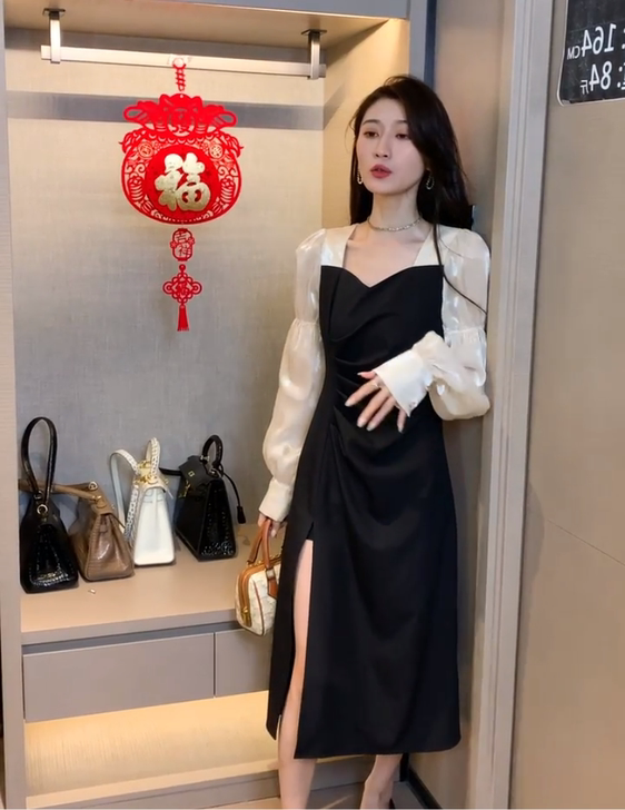 全新连衣裙，吊牌都在