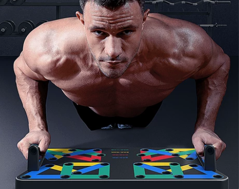 俯卧撑训练板男士练胸肌腹肌多功能支架专业辅...