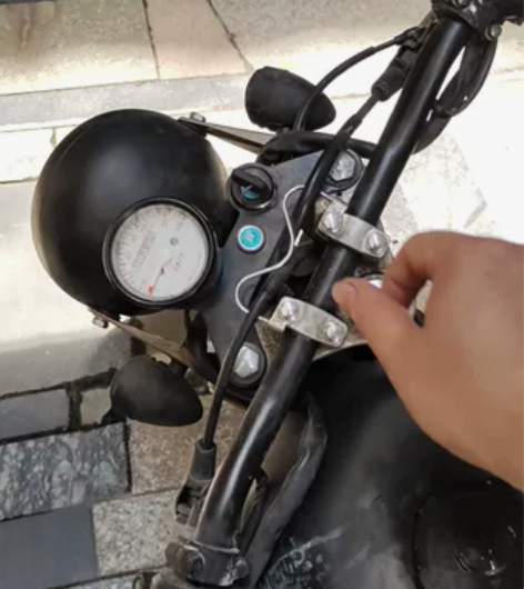 125摩托车改复古带牌出售,,不过户。没有...