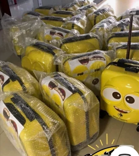 公司年会的时候买多了，剩余20多个行旅箱便...