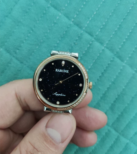 RARONE雷诺星空简约休闲精钢石英手表时...