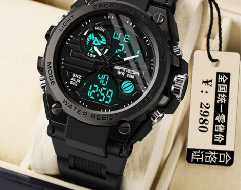 新概念手表男士初高中学生青少年运动机械电子表