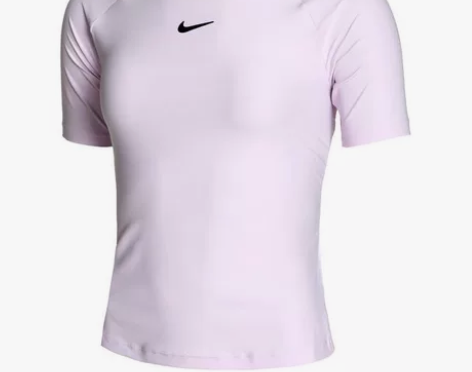Nike耐克网球女子短袖上衣紫色S码 海淘...