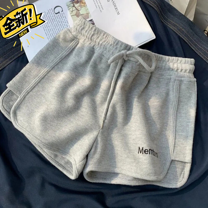 清仓处理】夏季韩版新款高腰显瘦外穿热裤女休...